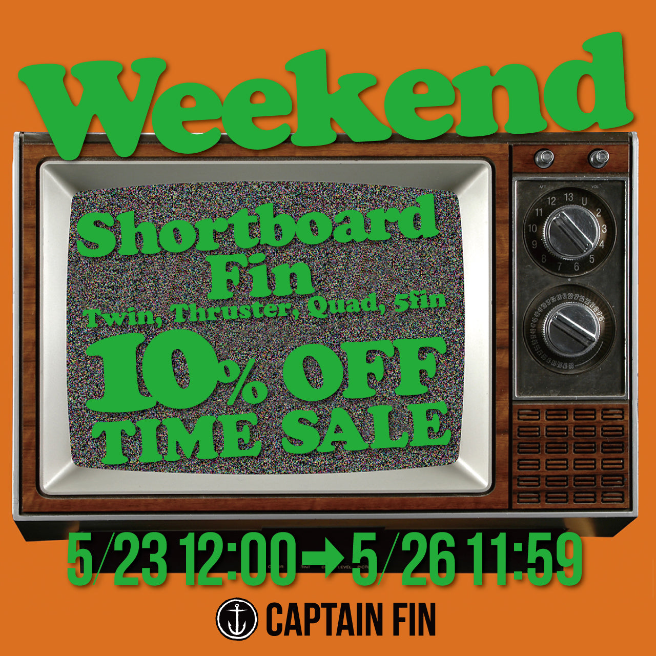 5/23~5/26 Weekend Sale